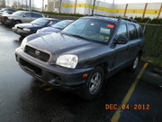Hyundai Santa Fe,   2003 г.в.,  объем 2.7,  АКП в разборе в Минске